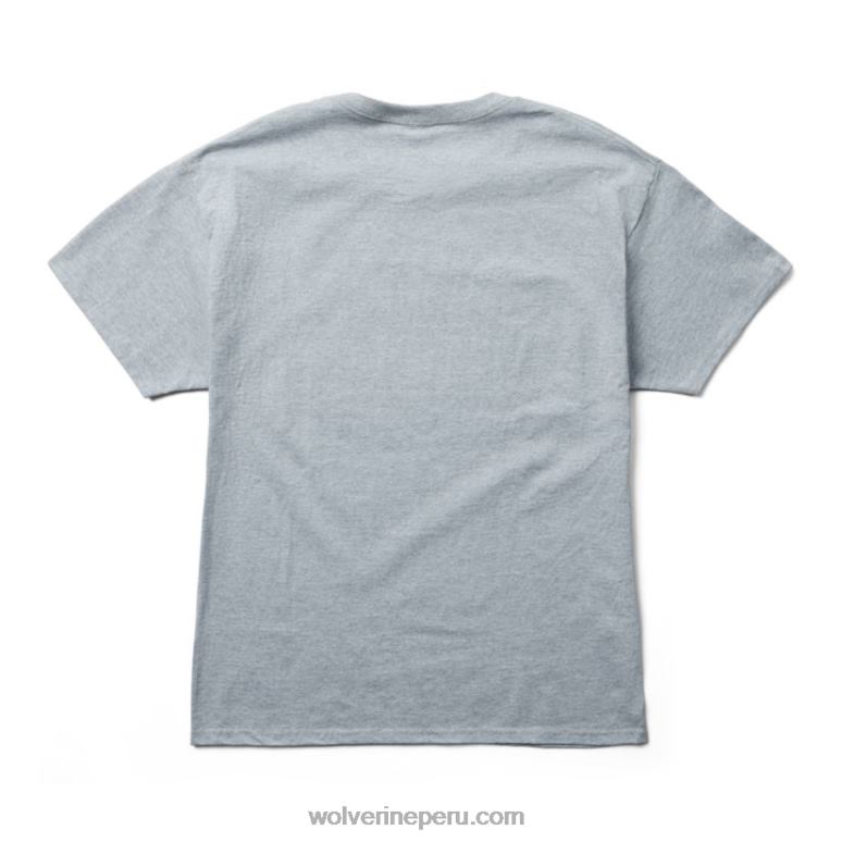 hombres L24N242 Wolverine brezo gris camiseta gráfica de manga corta de la colección construcción poco común - Imagen 2