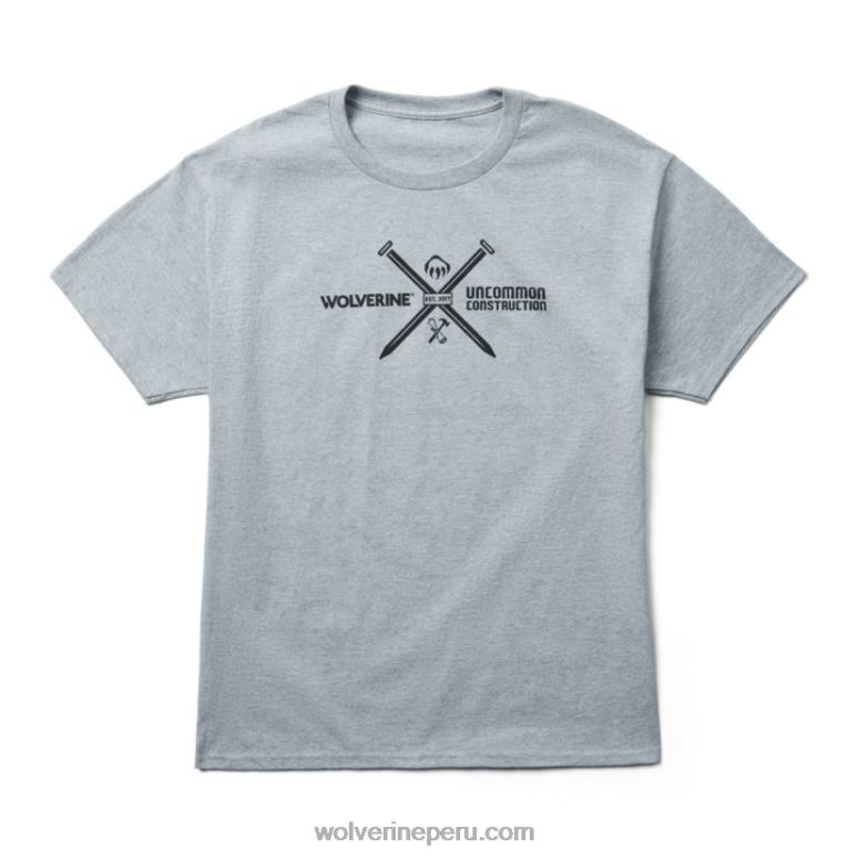 hombres L24N242 Wolverine brezo gris camiseta gráfica de manga corta de la colección construcción poco común - Imagen 1