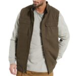 hombres L24N264 Wolverine oliva negro chaleco lockhart - Imagen 2