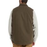 hombres L24N264 Wolverine oliva negro chaleco lockhart - Imagen 4