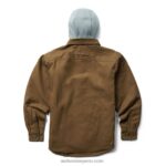 hombres L24N267 Wolverine castaña overman camisa jac - Imagen 3