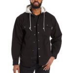 hombres L24N268 Wolverine negro overman camisa jac - Imagen 2