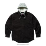 hombres L24N268 Wolverine negro overman camisa jac