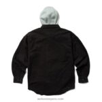 hombres L24N268 Wolverine negro overman camisa jac - Imagen 3