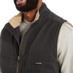 hombres L24N271 Wolverine negro chaleco upland (grande y alto) - Imagen 4