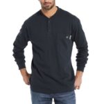 hombres L24N274 Wolverine Armada henley de manga larga fr - Imagen 2