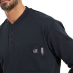 hombres L24N274 Wolverine Armada henley de manga larga fr - Imagen 5
