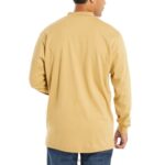 hombres L24N275 Wolverine caqui henley de manga larga fr - Imagen 3