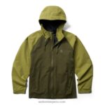 hombres L24N301 Wolverine musgo verde chubasquero i-90