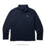hombres L24N311 Wolverine azul marino oscuro sun-stop eco 1/2 zip