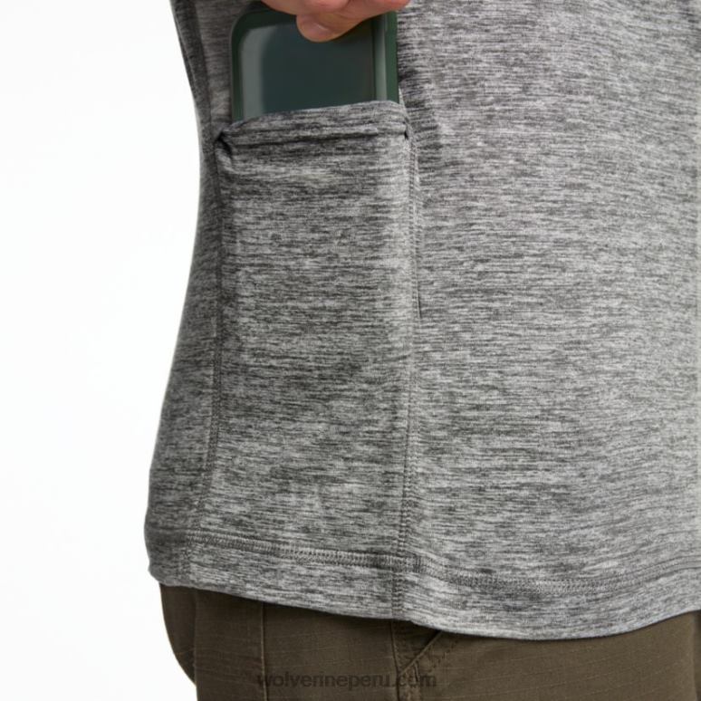 hombres L24N312 Wolverine brezo bronce sun-stop eco 1/2 zip - Imagen 4