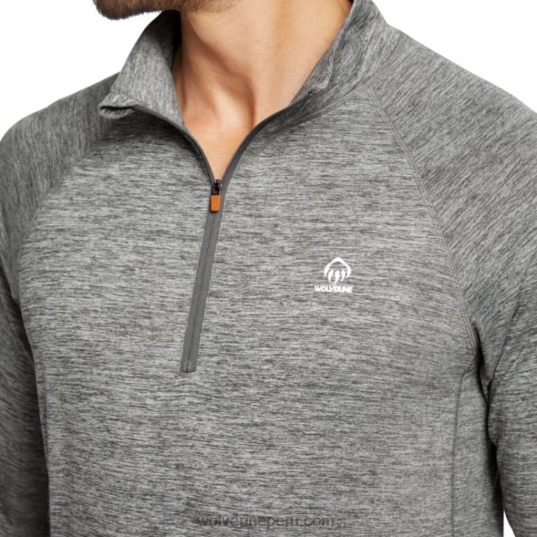 hombres L24N312 Wolverine brezo bronce sun-stop eco 1/2 zip - Imagen 5