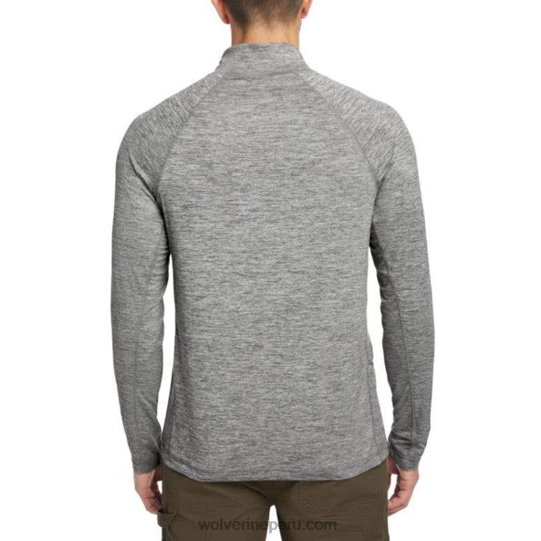 hombres L24N312 Wolverine brezo bronce sun-stop eco 1/2 zip - Imagen 6