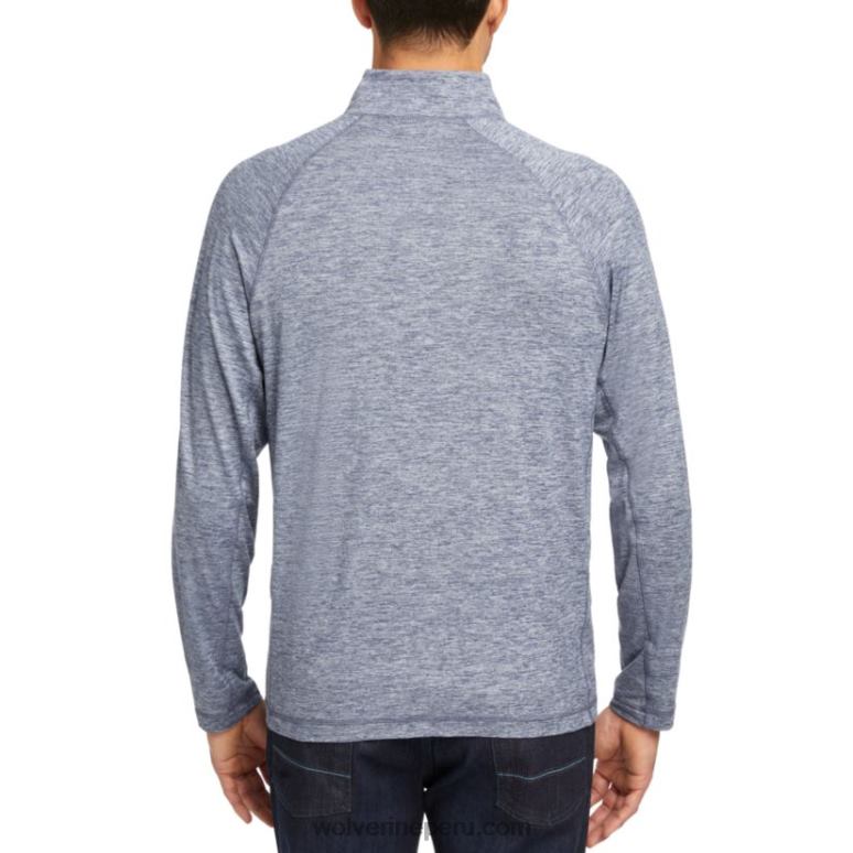 hombres L24N313 Wolverine brezo azul marino sun-stop eco 1/2 zip - Imagen 6