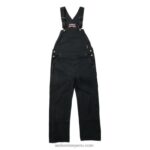 hombres L24N317 Wolverine negro overol de pato de aserradero
