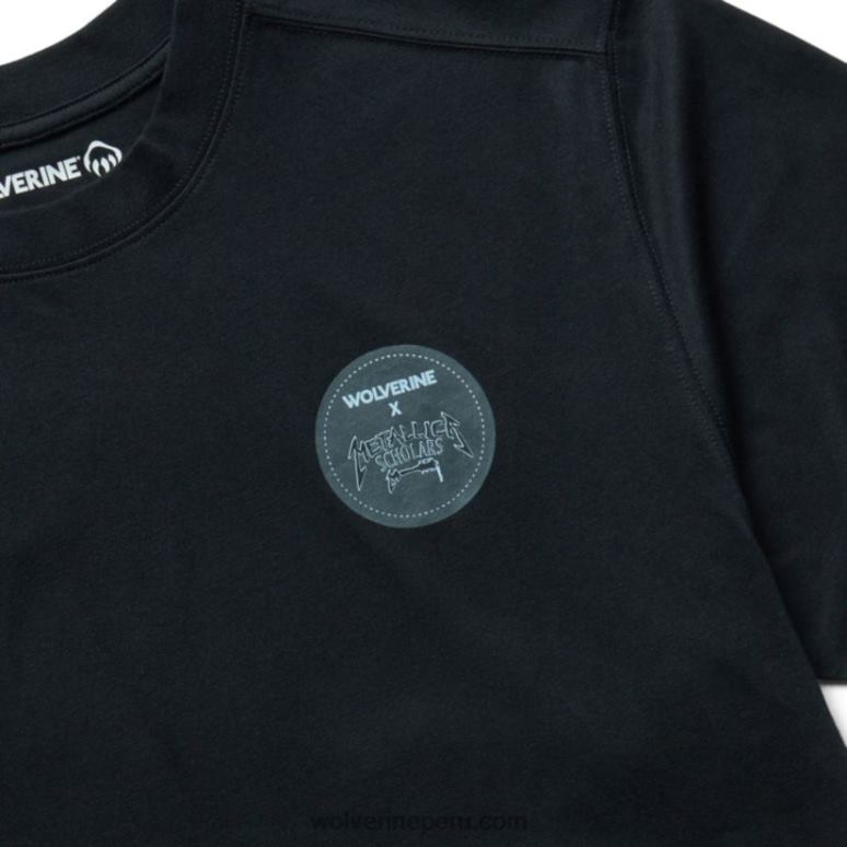 hombres L24N319 Wolverine negro camiseta gráfica de la colección de estudiosos de metallica - Imagen 3