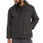 hombres L24N320 Wolverine ónix chaqueta de trabajo Guardian de algodón - Imagen 5