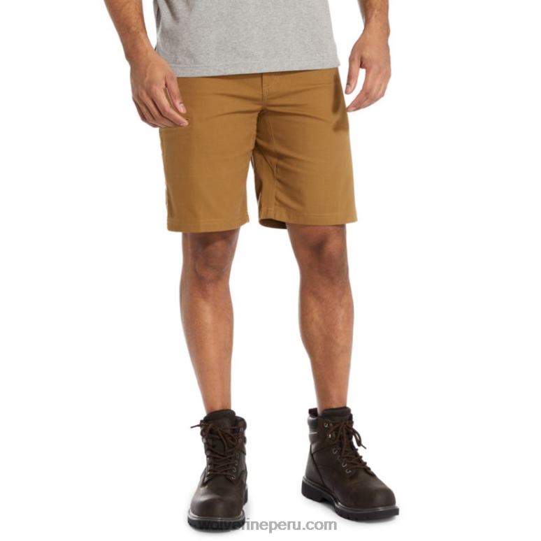 hombres L24N324 Wolverine cedro shorts de trabajo de algodón guardián - Imagen 2