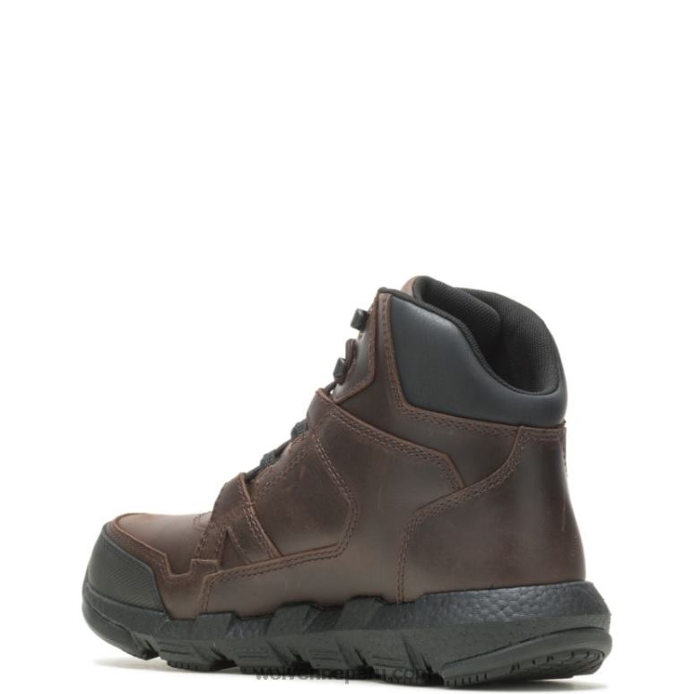 hombres L24N32 Wolverine marrón bota de trabajo rev ultraspring durashocks lx carbonmax - Imagen 3