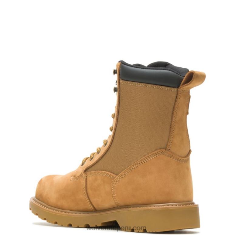 hombres L24N39 Wolverine trigo Bota de trabajo con punta de acero de 8" con aislamiento para mano de obra - Imagen 3