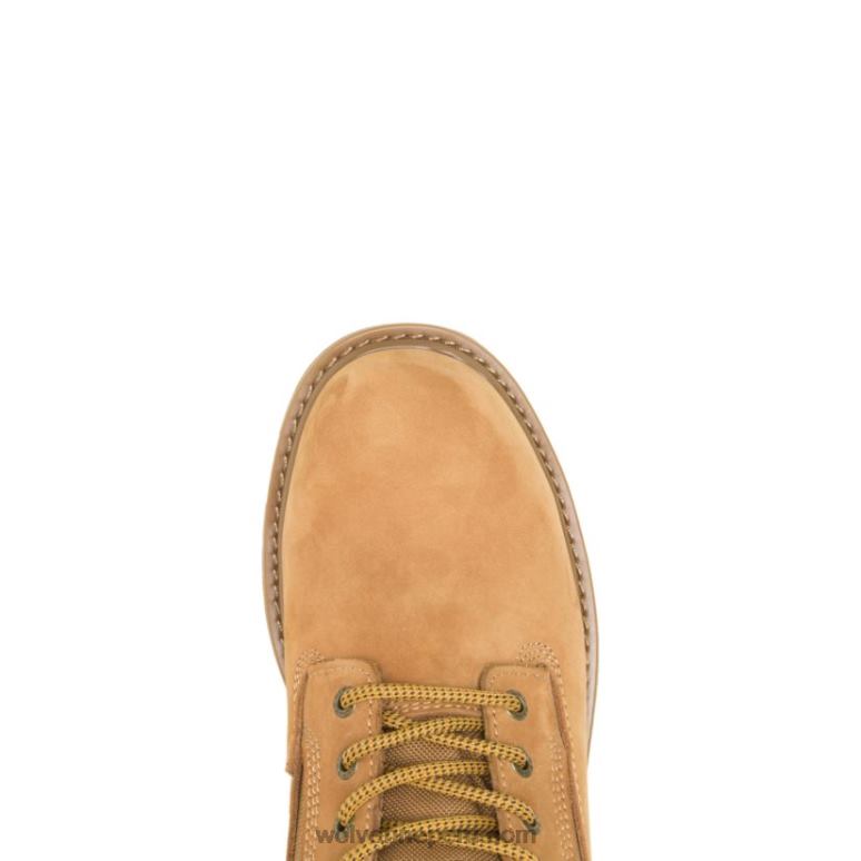 hombres L24N39 Wolverine trigo Bota de trabajo con punta de acero de 8" con aislamiento para mano de obra - Imagen 5