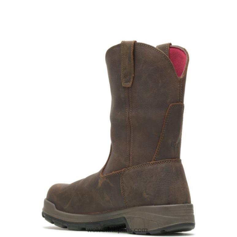 hombres L24N40 Wolverine marron oscuro cabor epx impermeable composite toe wellington - Imagen 3