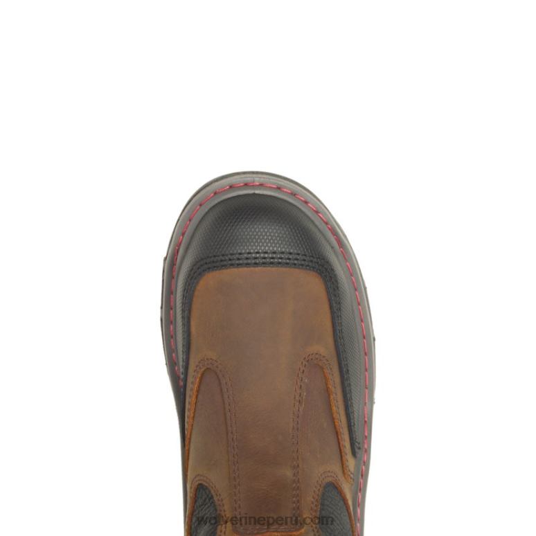 hombres L24N42 Wolverine marrón raider durashocks trabajo pesado carbonmax trabajo wellington - Imagen 5