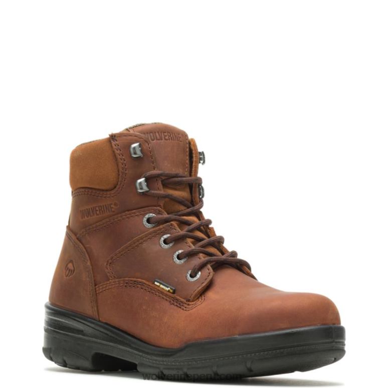 hombres L24N43 Wolverine cañón bota de trabajo de 6" con punta de acero resistente al deslizamiento durashocks - Imagen 2