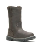 hombres L24N46 Wolverine marron oscuro Floorhand impermeable con punta de acero 10" wellington - Imagen 2