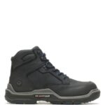 hombres L24N47 Wolverine negro bota de trabajo raider durashocks de 6" para trabajo pesado carbonmax