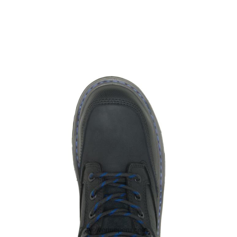 hombres L24N47 Wolverine negro bota de trabajo raider durashocks de 6" para trabajo pesado carbonmax - Imagen 5