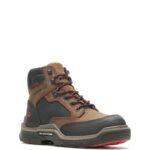 hombres L24N48 Wolverine marrón bota de trabajo raider durashocks de 6" para trabajo pesado carbonmax - Imagen 2