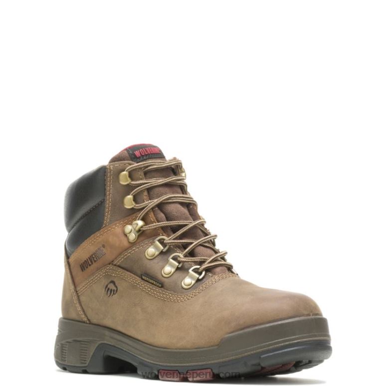 hombres L24N49 Wolverine marron oscuro bota cabor epx impermeable con punta de material compuesto de 6" - Imagen 2