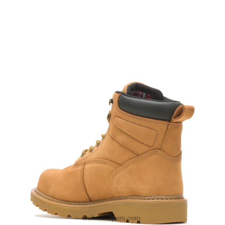 hombres L24N55 Wolverine trigo Bota de trabajo con punta de acero de 6" con aislamiento para piso - Imagen 3