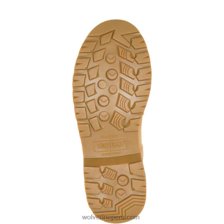 hombres L24N55 Wolverine trigo Bota de trabajo con punta de acero de 6" con aislamiento para piso - Imagen 4