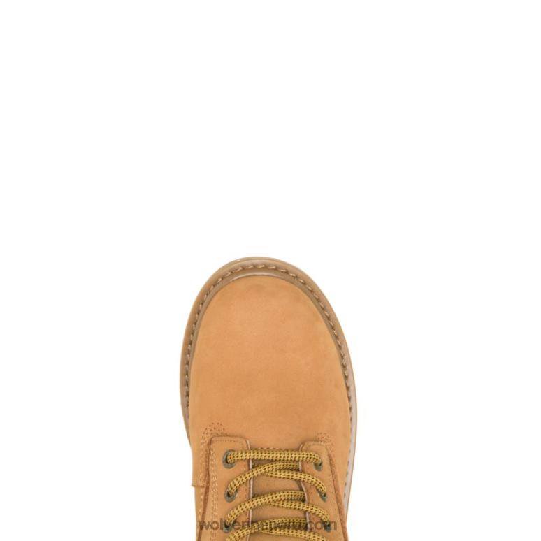 hombres L24N55 Wolverine trigo Bota de trabajo con punta de acero de 6" con aislamiento para piso - Imagen 5