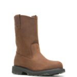 hombres L24N56 Wolverine marron oscuro Wellington con puntera de acero dd work - Imagen 2