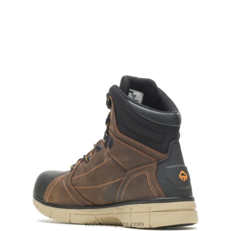 hombres L24N57 Wolverine marrón de verano bota rigger epx carbonmax con puntera de seguridad de 6" - Imagen 3