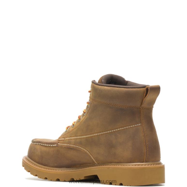 hombres L24N59 Wolverine broncearse Bota de trabajo Floorhand con punta de moc de 6" y punta de acero - Imagen 4