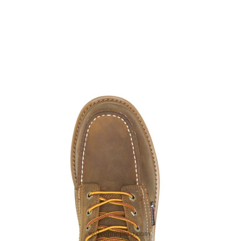 hombres L24N59 Wolverine broncearse Bota de trabajo Floorhand con punta de moc de 6" y punta de acero - Imagen 6