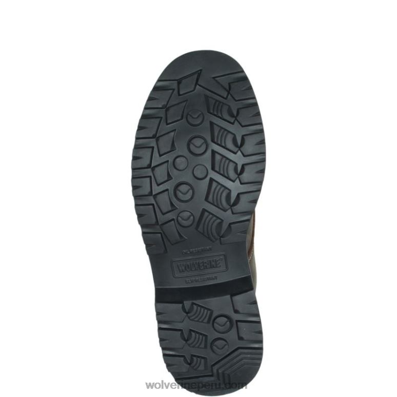 hombres L24N60 Wolverine marron oscuro Bota de trabajo Floorhand con punta de moc de 6" y punta de acero - Imagen 4