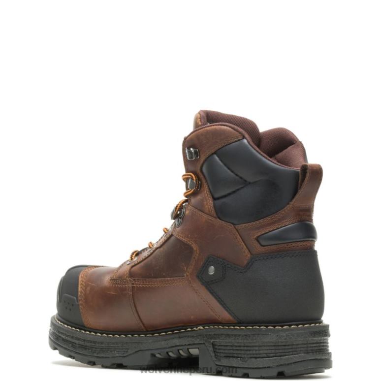 hombres L24N69 Wolverine tabaco Bota de trabajo Hellcat Ultraspring para trabajo pesado de 6" CarbonMax - Imagen 3