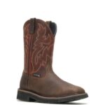 hombres L24N72 Wolverine óxido/marrón botas de agua impermeables con puntera de acero rancher - Imagen 2
