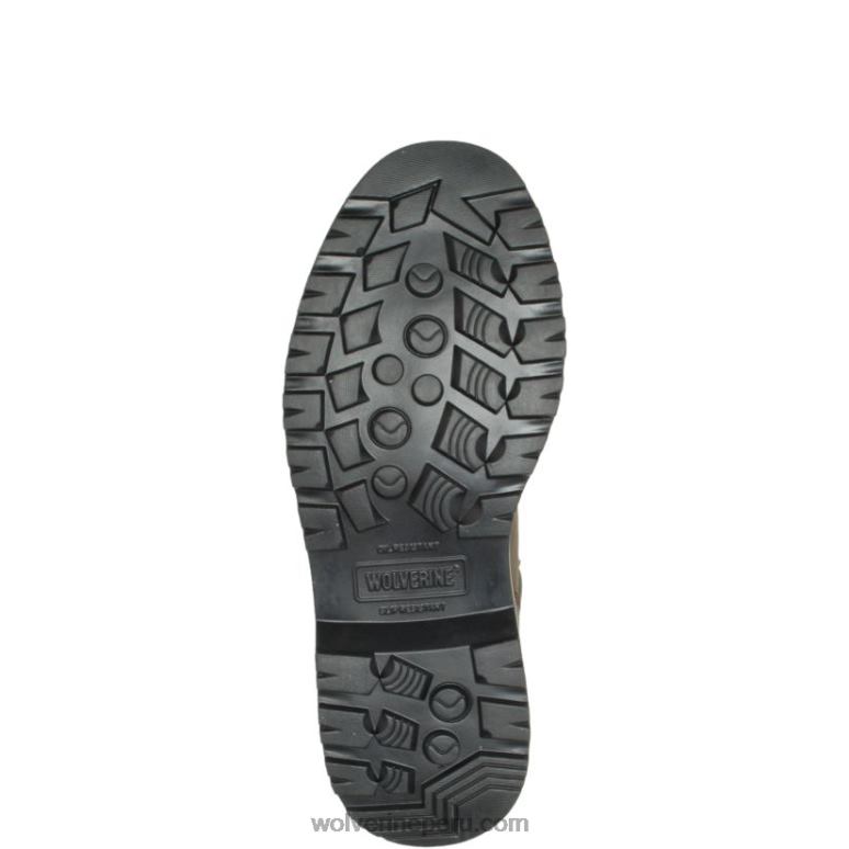 hombres L24N73 Wolverine marron oscuro Bota de trabajo Floorhand Met-Guard de 6" con punta de acero - Imagen 4