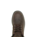 hombres L24N73 Wolverine marron oscuro Bota de trabajo Floorhand Met-Guard de 6" con punta de acero - Imagen 5