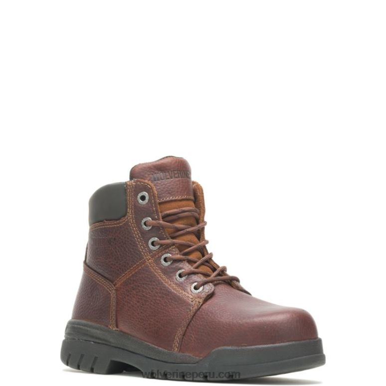 hombres L24N85 Wolverine nuez bota de trabajo marquette con punta de acero de 6" - Imagen 2
