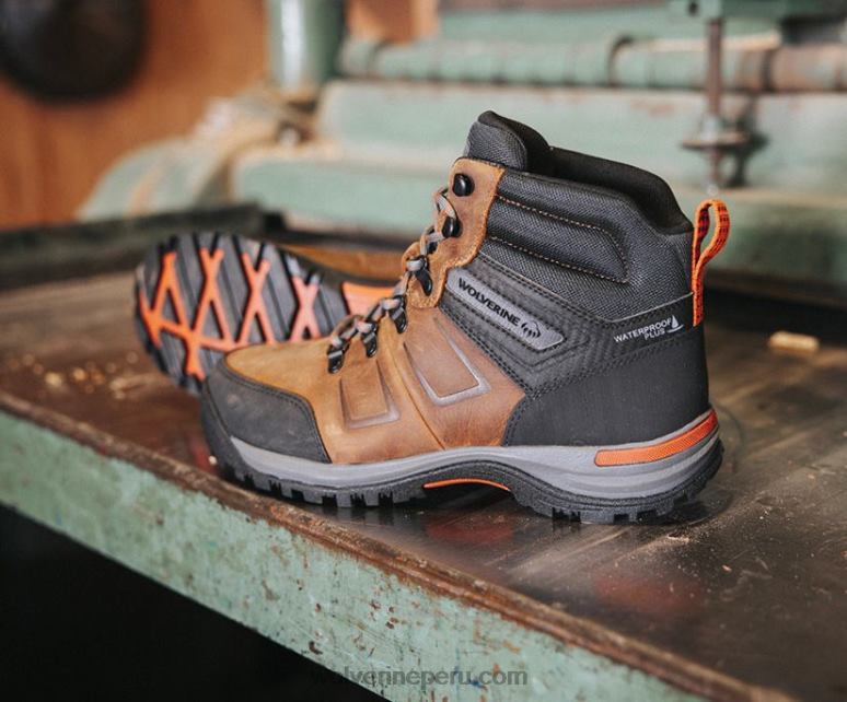 hombres L24N86 Wolverine centavo bota de trabajo chisel de 6" con punta de acero - Imagen 3
