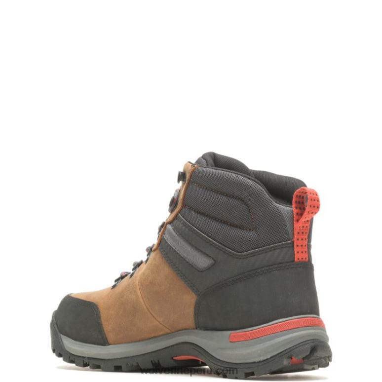 hombres L24N86 Wolverine centavo bota de trabajo chisel de 6" con punta de acero - Imagen 4