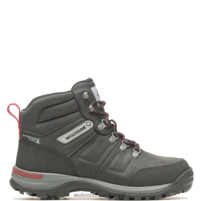 hombres L24N87 Wolverine negro bota de trabajo chisel de 6" con punta de acero - Imagen 1