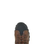 hombres L24N89 Wolverine marrón oscuro/negro bota de trabajo hudson con punta de acero - Imagen 5
